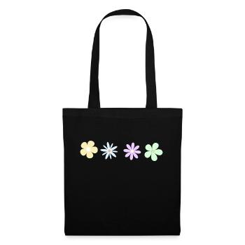Minimalist flowers - Tote Bag - black - Front