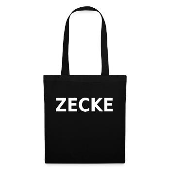 ZECKE - Stoffbeutel - Schwarz - Vorne