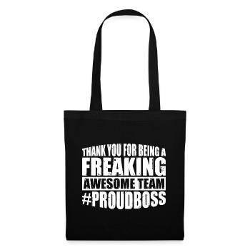 Thank You For Being A Freaking Awesome Team 7 - Tote Bag - black - Front