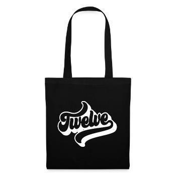 Douze 12e anniversaire Enfants Garçons Filles 12 ans - Sac en tissu - noir - Devant