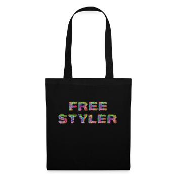 Styler gratuit - Sac en tissu - noir - Devant