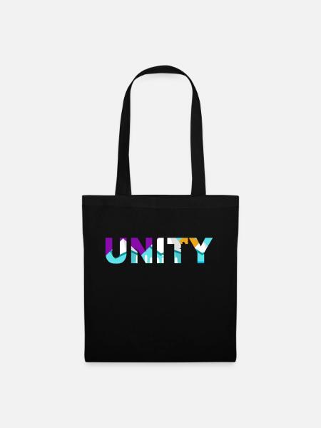Die Unity-Community - Stoffbeutel - Schwarz