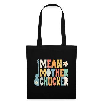 Mean Mother Chucker à la guitare - Sac en tissu - noir - Devant