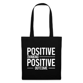Pensée positive Résultat positif 2 - Sac en tissu - noir - Devant