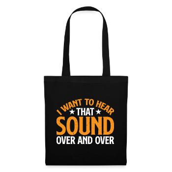 Je veux entendre ce son encore et encore 3 - Sac en tissu - noir - Devant