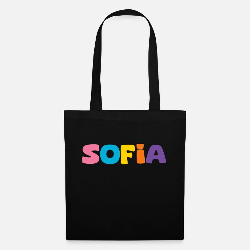 Nom - Sofia - Sac en tissu - noir