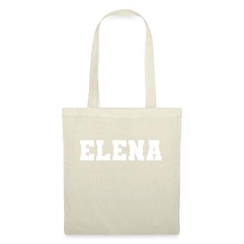 Name - Elena - Stoffbeutel - Natur - Vorne
