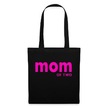 Maman dictons idée cadeau maman maman - Sac en tissu - noir - Devant