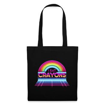 I Eat Crayons 6 - Tote Bag - black - Front