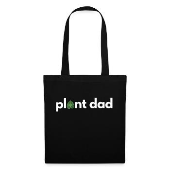 Crazy Plant Dad Plants Lover Monstera Leaf - Tote Bag - black - Front