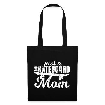 Juste un fou de skateboard - Sac en tissu - noir - Devant