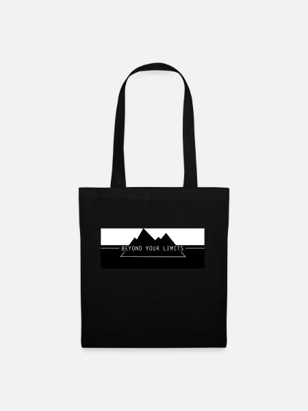 Beyond your limits - Tote Bag - black