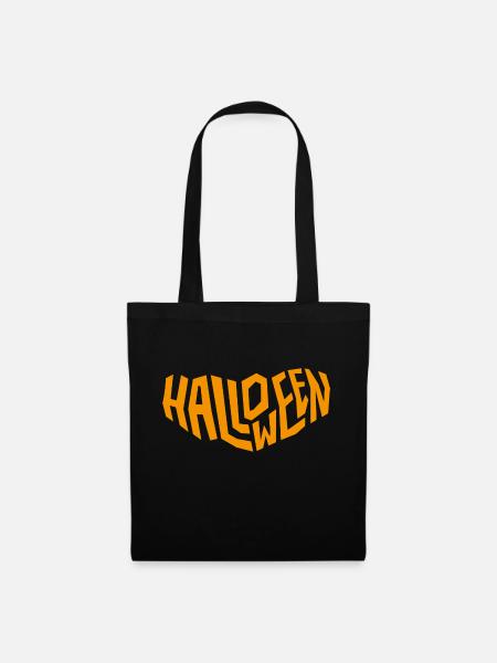 Halloween - Sac en tissu - noir