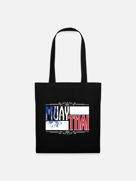 Muay Thai Frankreich - Stoffbeutel - Schwarz