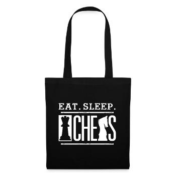 Eat Sleep Chess - Tote Bag - black - Front