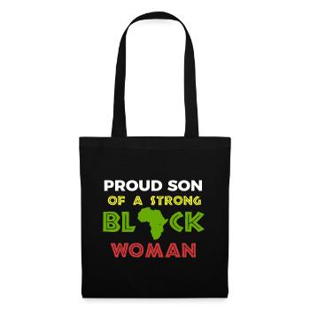 Proud Son of Strong Black Woman - Tote Bag - black - Front