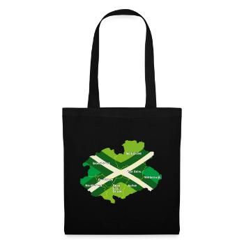 Achterhoek outline with colors - Tote Bag - black - Front