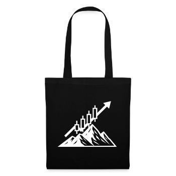 THE CLIMB OF A TRADER – NO LUCK, JUST SKILL - Tote Bag - black - Front