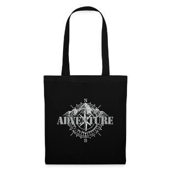 Aventure - Sac en tissu - noir - Devant