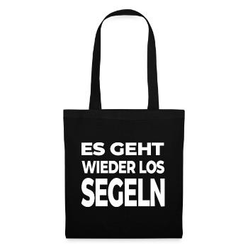 Voile - Sac en tissu - noir - Devant