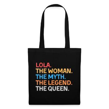 Lola la Femme Le Mythe La Légende La Reine - Sac en tissu - noir - Devant