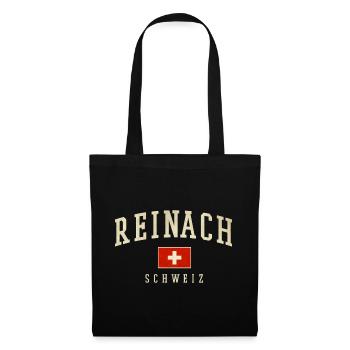 Reinach Switzerland Emblem Logo - Tote Bag - black - Front