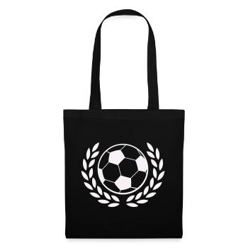 Victory wreath football logo - Tote Bag - black - Front