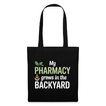 Vêtement certifié en pharmacologie clinique organique - Sac en tissu - noir - Devant