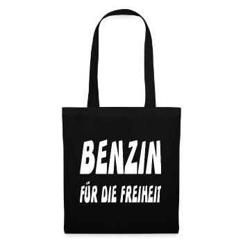 Benzin - Stoffbeutel - Schwarz - Vorne