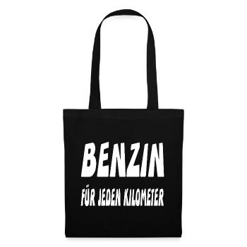 Benzin - Stoffbeutel - Schwarz - Vorne