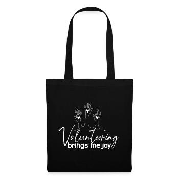 Social Worker Quote Brings Me Joy Social - Tote Bag - black - Front