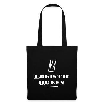 Logistics Queen Lettering - Tote Bag - black - Front