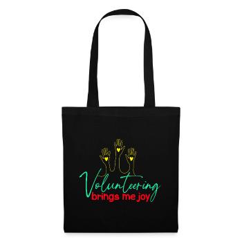 L’appréciation du bénévolat me fait plaisir Bénévole - Sac en tissu - noir - Devant