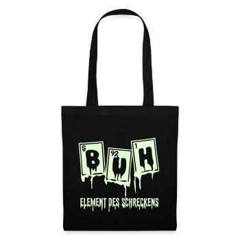 B-U-H Horreur de l’élément chimique - Sac en tissu - noir - Devant