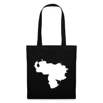 Venezuela - Stoffbeutel - Schwarz - Vorne