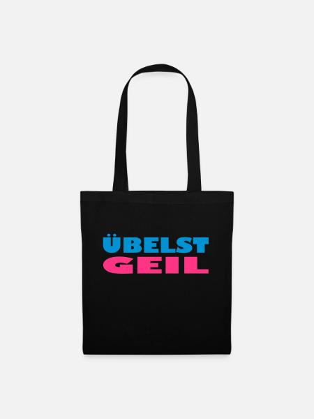 übelst geil leider exit-shirt - Stoffbeutel - Schwarz