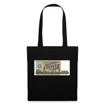 200 marks de la RDA - Sac en tissu - noir - Devant