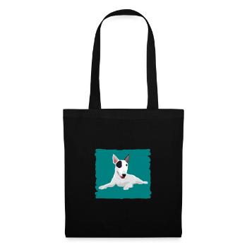 Bull Terrier, dog - Tote Bag - black - Front