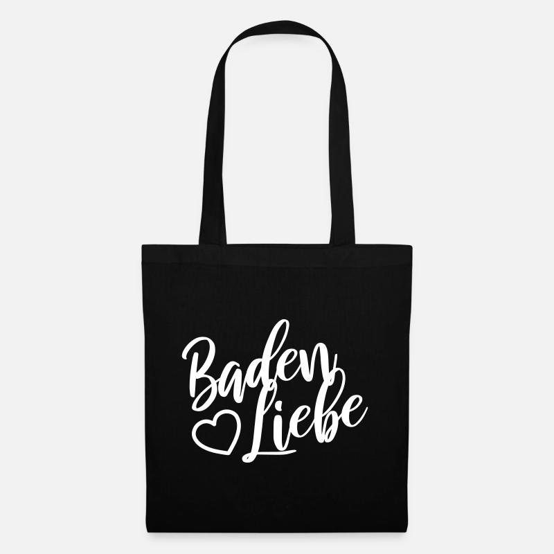 Baden Liebe - Stoffbeutel - Schwarz