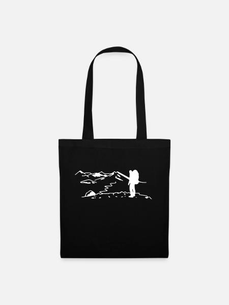 Backpacker Wanderer - Sac en tissu - noir