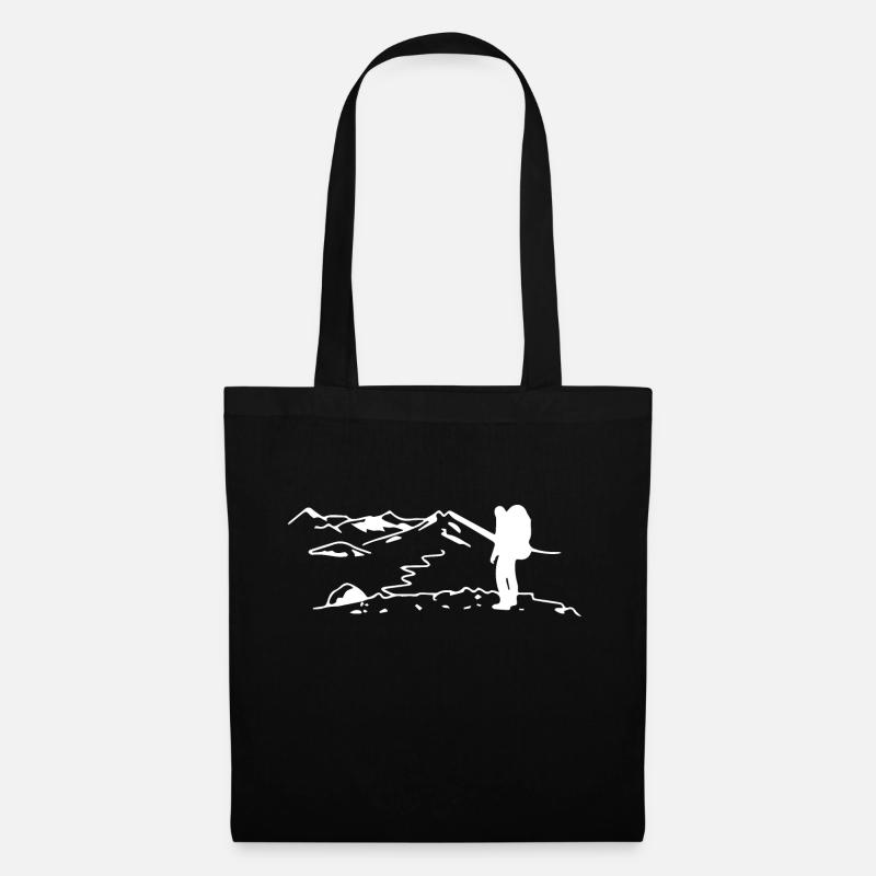 Backpacker Wanderer - Sac en tissu - noir