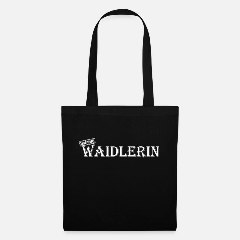 Original Waidlerin - Stoffbeutel - Schwarz