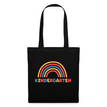 Kindergarten - Stoffbeutel - Schwarz - Vorne