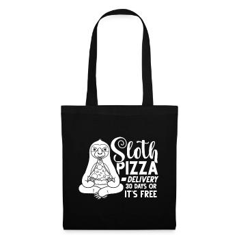 Sloth Pizza Delivery Pizzeria Italian - Tote Bag - black - Front