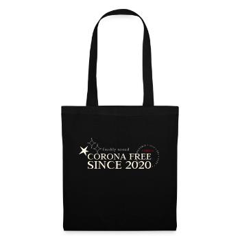 CORONA Free Since 2020 - vaccinated and healthy ! - Tote Bag - black - Front