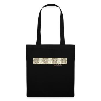 design savane et masque africain - BAKUBAKU - Sac en tissu - noir - Devant