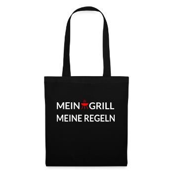 Grillen - Stoffbeutel - Schwarz - Vorne