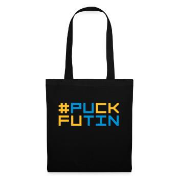 puck futin logo design - Tote Bag - black - Front