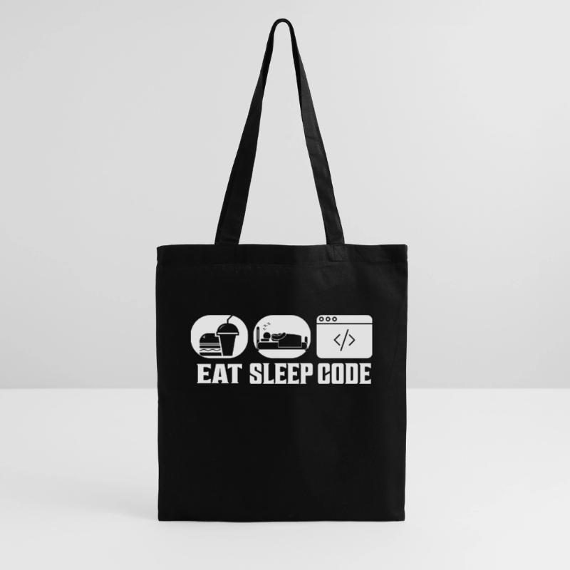 Eat Sleep Code Software Coding Stoffbeutel