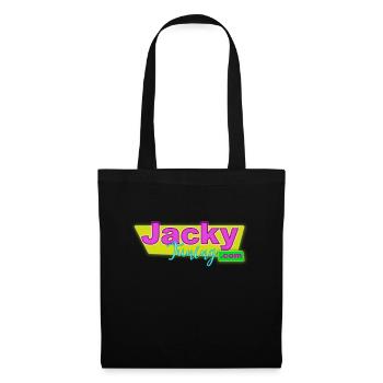 logo jacky - Sac en tissu - noir - Devant